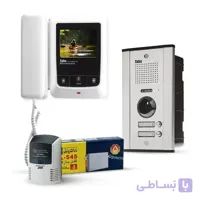 پکیج کامل آیفون تصویری مانیتور 4.3 اینچ مدل 1090 و پنل ثمین تابا الکترونیک
