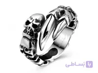 انگشتر مردانه چنگ جمجمه ها-Gomaya.R.5