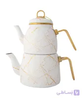 ست کتری و قوری طرح ماربل پاچی