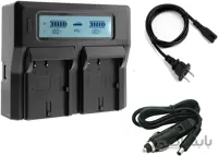 شارژر دوبل سونی Sony Battery Charger for NP-FV100 With Lcd