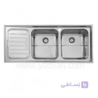 سینک ظرفشویی توکار کد 733 استیل البرز ا 733 توکار