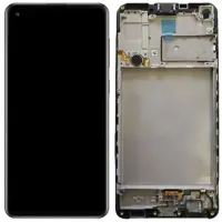 تاچ و ال سی دی گوشی سامسونگ آ21 اس با فریم اصلی  LCD SAMSUNG A21 S (a217) ORIGINAL WITH FRAME