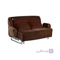 مبل تخت خواب شو دو نفره مدل MA-501.160 چشمه نور قهوه ای