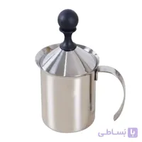 کف ساز شیر دستی استیل