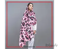 شال سوپرنخ صورتی پلنگی