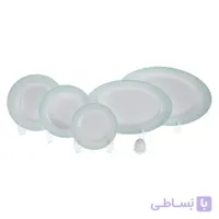 سرویس چینی ۲۸ پارچه چینی زرین سری ایتالیا اف مدل ساکورا