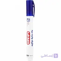 ماژیک وایت برد آبی نوک گرد صدف