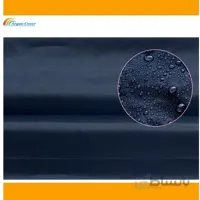 پارچه شمعی سورمه ای پشت نقره ای عرض 150
