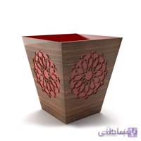 سطل زباله طرح سنتی کد-04