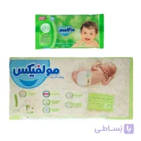پوشک بچه سایز 1 (40 عدد دوبل) مولفیکس