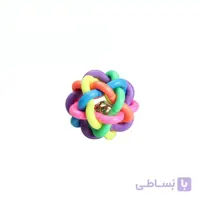 اسباب بازی سگ و گربه مدل توپ پیچ در پیچ رنگین کمانی M