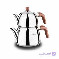 کتری و قوری کرکماز مدل رزا ویتا کد Korkmaz Rosa Vita A049 ا Korkmaz Rosa Vita A049 Teapot Set