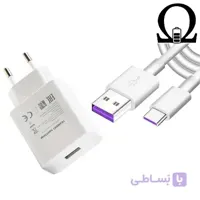 شارژر دیوارى فست شارژ و سریع اصلى همراه کابل هواوى گوشى Huawei mate 10