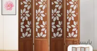 پاراوان مدل گل درشت (دولایه) در دو رنگ