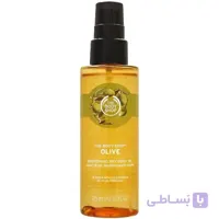 اسپری روغن بدن بادی شاپ THE BODY SHOP حاوی روغن زیتون و مورینگا حجم ۱۲۵میل | آبرسان قوی و رفع خشکی