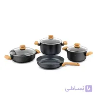 سرویس قابلمه 7 پارچه گرانیتی کرکماز A1249 مدل مونتانا Korkmaz Montana