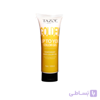 ژل رنگی مو تازل طلایی Tazol Golden