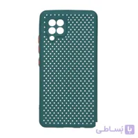 قاب توری محافظ لنزدار Samsung A42 - سبز تیره - CH