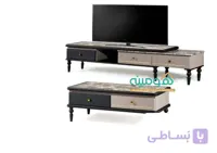 ست میز تلویزیون و جلو مبلی عسلی مدل 1060