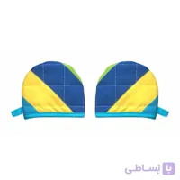 دستگیره قابلمه کتان طرح رابید آبی