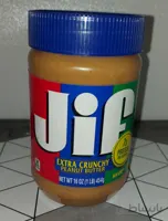 کره بادام زمینی اکسترا کرانچی 454 گرم جیف اصل jif