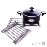 زیر قابلمه کشویی فلزی