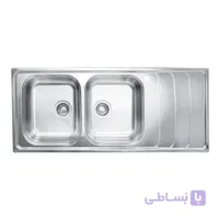 سینک ظرفشویی توکار اخوان ا Akhavan Double Bowl Sink 384