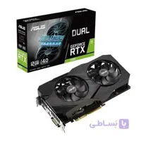 کارت گرافیک ایسوس مدل DUAL-RTX2060-12G-EVO حافظه 12 گیگابایت ا ASUS DUAL-RTX2060-12G-EVO Graphics Card