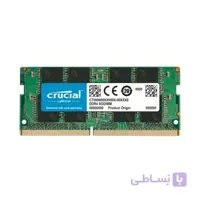 رم لپ تاپ کروشیال 16GB Single DDR4 2666 SODIMM