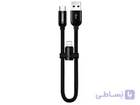 کابل پاور بانکی 2 سر بیسوس مدل U-shaped portable data cable 23cm