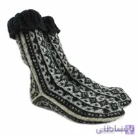 جوراب پشمی دستباف سنتی کردستان کد 254 سایز 36-37