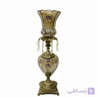 شمعدان شامپاینی آویزدار پایه برنز