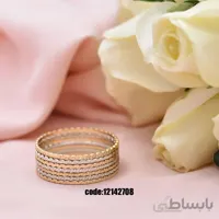النگو زیگ زاگ بچگانه (جفتی) سایز سه
