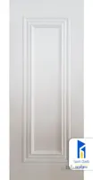 درب اتاق خواب سفید برجسته PVC-B301