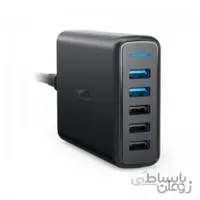 شارژر دیواری انکر مدل A2054 Power Port 5 63W iQ QC3
