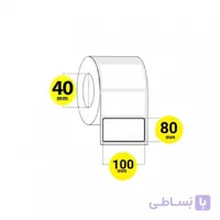 لیبل برچسب پی وی سی 80×100