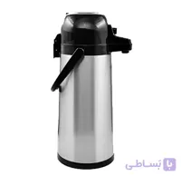 فلاسک پمپی 2/5لیتری شیشه ای