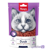 تشویقی گربه ونپی مدل Duck Jerky Strips وزن 80 گرم