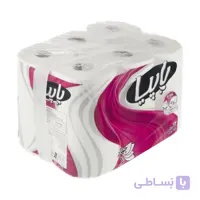 دستمال توالت پاپیا بسته 12 رولی