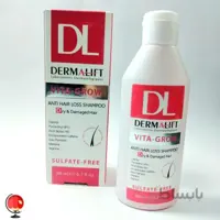 شامپو ضد ریزش و تقویت موهای خشک و آسیب دیده درمالیفت DERMALIFT حجم 200 میلی لیتر