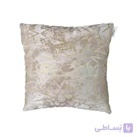 کوسن ژاکارد رنگ کرم طلایی