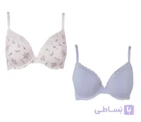 پک دوتایی سوتین اسفنجی فنردار زنانه برند MAX مدل SS202PKFBRA02