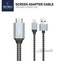 کابل تبدیل لایتنینگ به HDMI ویوو مدل Wiwu X7L طول 2 متر