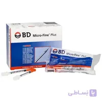 سرنگ انسولین بی دی مدل Micro-Fine Plus بسته ۱۰۰ عددی حجم ۱ میلی‌لیتر