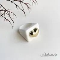 انگشتر قلب طلایی ا Golden heart ring