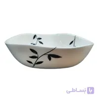 کاسه سرامیکی دست ساز طرح برگ کد 2022