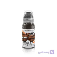 رنگ تاتو ورد فیمس مدل Badlands Brown حجم 15 میل ا World Famous Tattoo Ink Badlands Brown 15ml