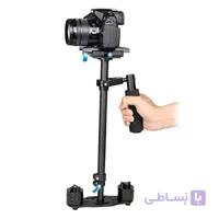 فیبر کربن YaeCCC S60T 24 "/ 60 سانتی متر استابلایزر با ورق سریع انتشار 1/4" و پیچ 3/8 "سازگار برای دوربین های DSLR و فیلمبرداری تا 0.5-3kg