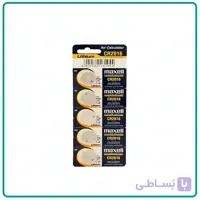 باتری سکه ای مکسل CR2016 لیتیوم ا CR2016 Maxell Lithium Coin Cell Battery 5 pack