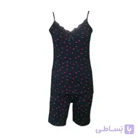 ست تاپ و شلوارک زنانه میسپل طرح لب کد 133